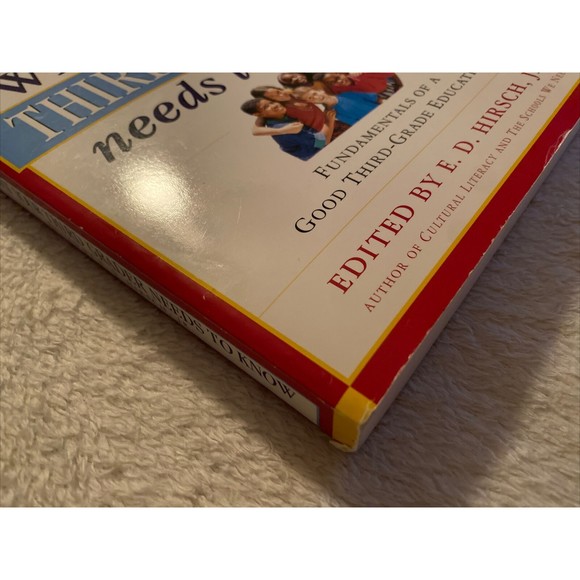 What Your Third Grader Needs to Know Paperback 2001 Revised Edition Education - Picture 2 of 8